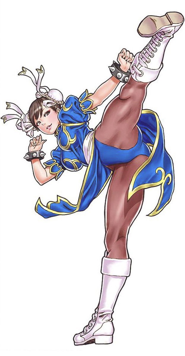 this btch is really Chun li😭