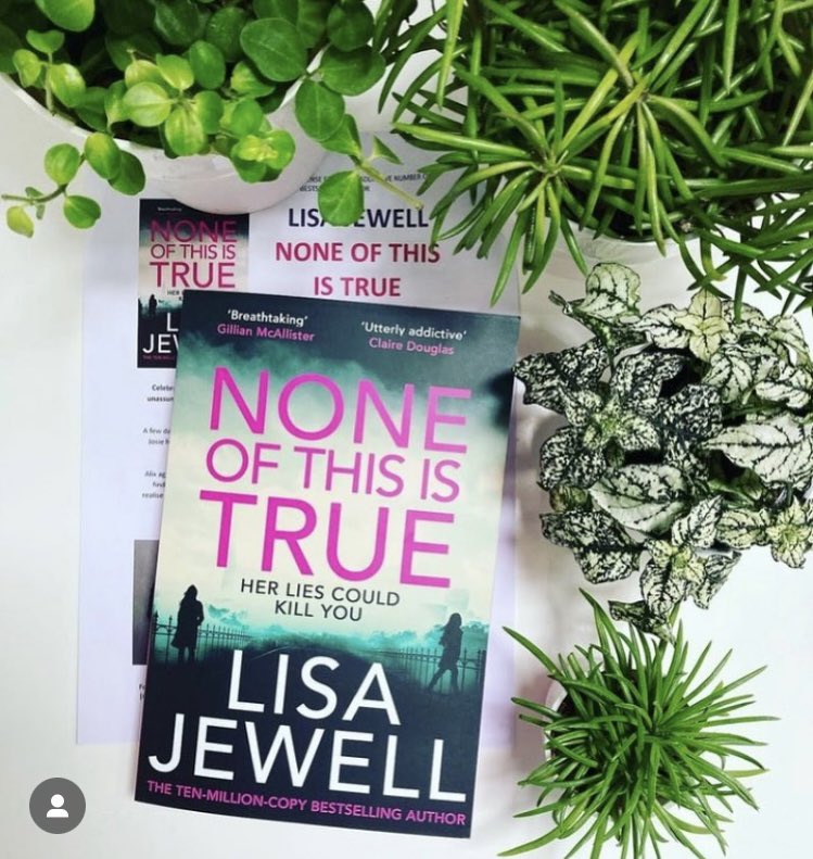 Yet again, Lisa Jewell has delivered an utterly addictive thriller! An easy ⭐️⭐️⭐️⭐️⭐️

Read my full review on IG
instagram.com/p/Cul2CaDLVnu/…

Thanks @najmafinlay @centurybooksuk for this proof copy
#NoneOfThisIsTrue #mybirthdaytwin #booktwt #booktwitter