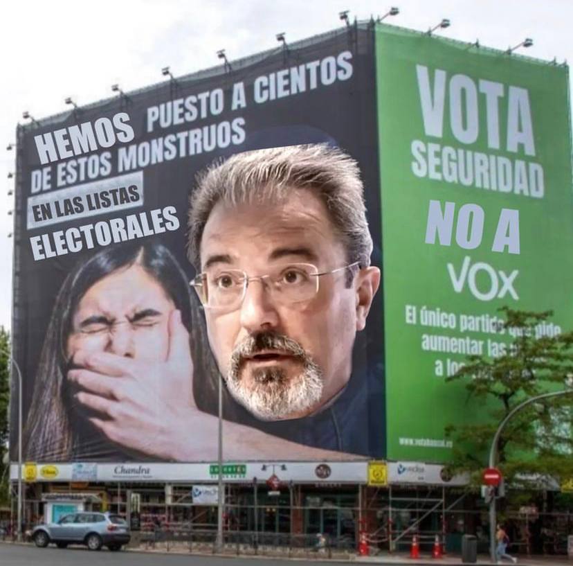 IreneMilln's tweet photo. Esta lona mucho mejor VOX.🤮🤮 https://t.co/QFAaXOSlzk