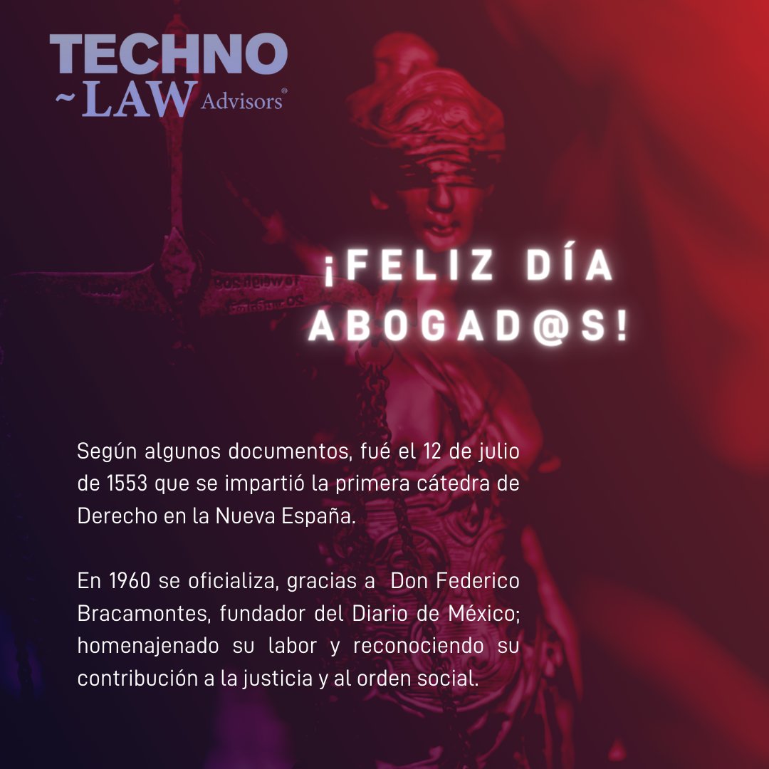 Un abogado es un confidente y cómplice, el cual velará por tus intereses como si fueran los propios, tendrá la labor incansable de facilitarte el camino para que cumplas tus metas y sueños.

¡Felicitamos a tod@s los abogad@s por ser embajador@s de confianza, justicia y equidad!