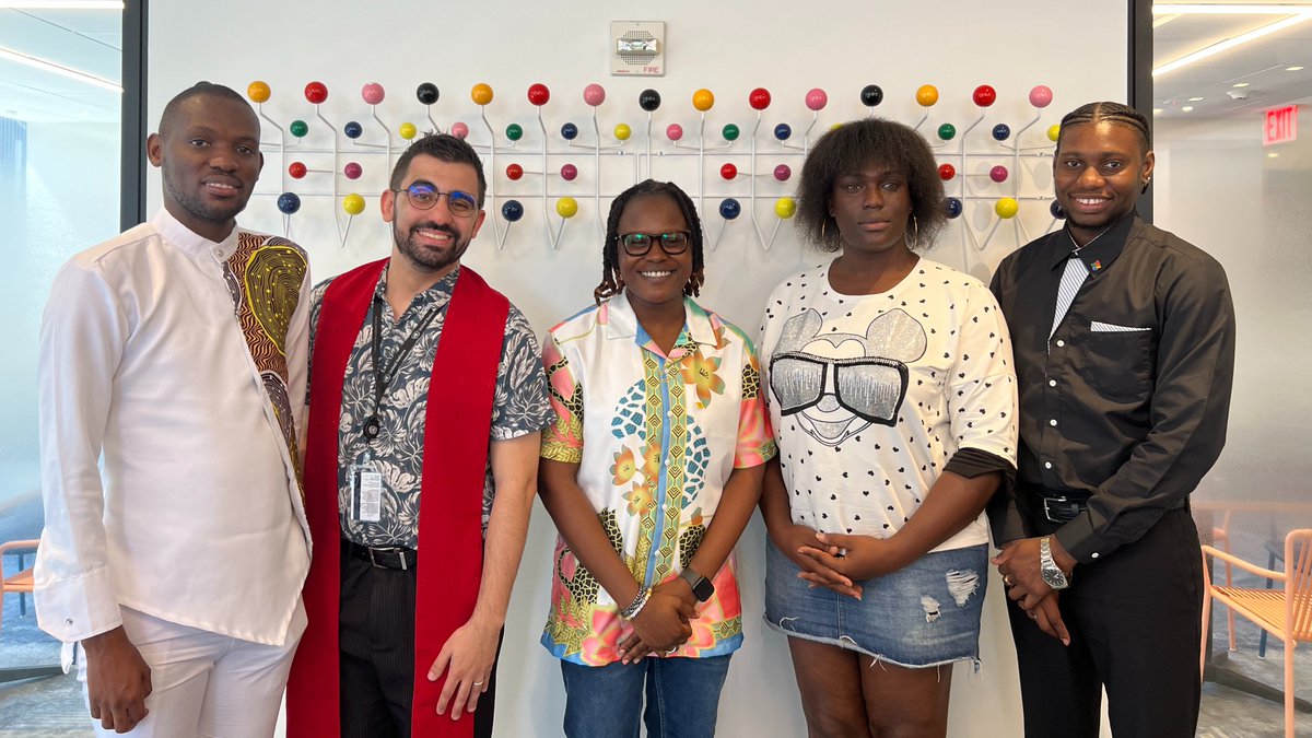 Today we hosted the #HLPF2023 panel 'Leaving No One Behind' with a fantastic lineup of our UN Rights and Religion Fellows! Our panelists: @bob_luizbotelho 🇧🇷, Daniell Daphness 🇱🇨, Latiyah Orneill 🇨🇮, @ChukwuikeObioma 🇳🇬, and Oabona Sepora 🇧🇼 discussed religiously motivated