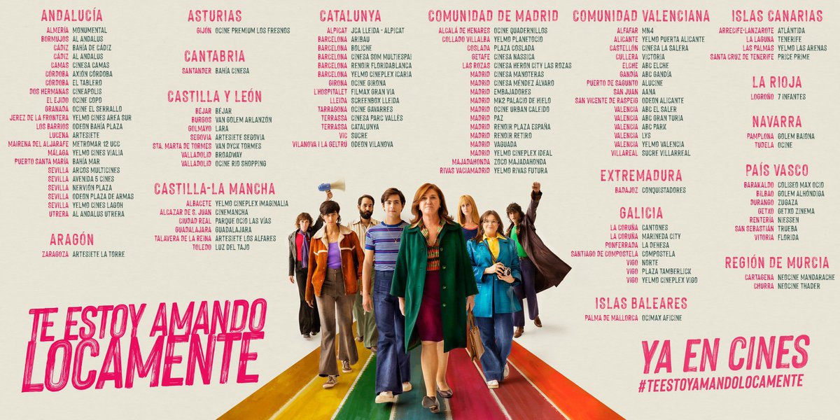 La experiencia de ver 'Te estoy amando locamente' ha sido de lo más grande que he vivido yo en una sala de cine, del principio hasta el final, en que hemos roto a aplaudir espontáneamente. Por favor, ahora más que nunca, id a verla. Os vais a enamorar de cada fotograma.