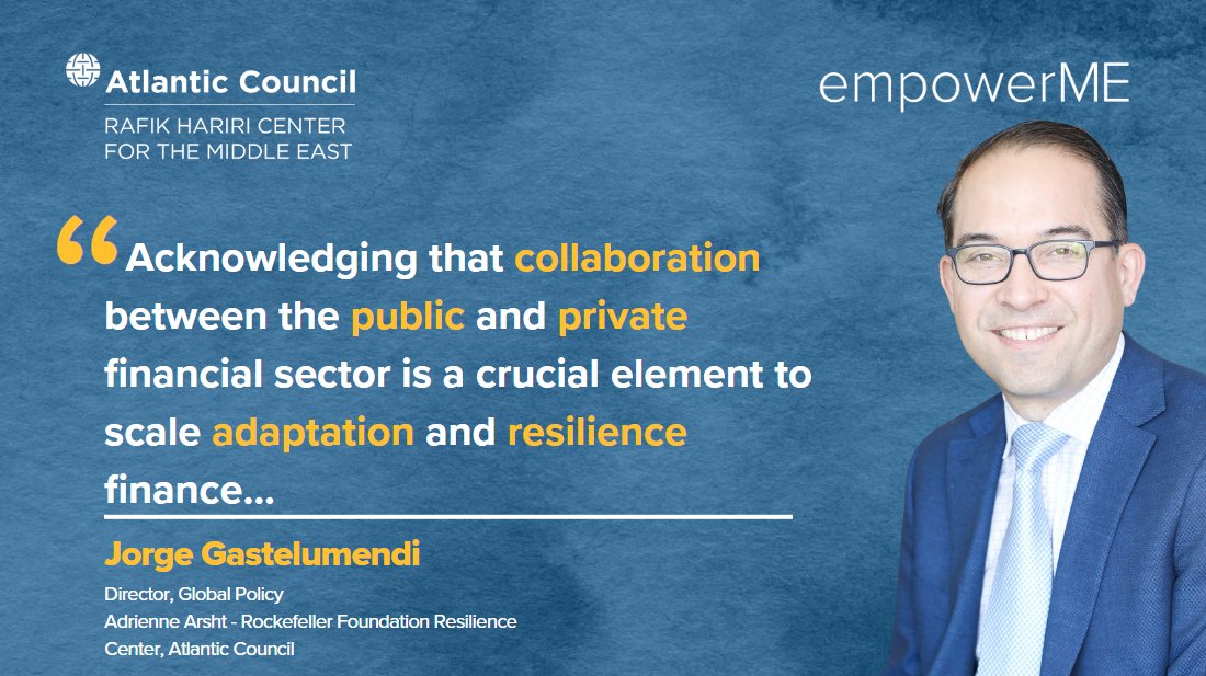 #ACempowerME asked: With #COP28 being just six months away from now, what can #MENA businesses and government leaders do to promote the sustainability agenda in MENA? <a href="/Gasteluj/">Jorge Gastelumendi</a> weighs in... 
  
For the full quote, check out #ACempowerME’s newsletter ➡️bit.ly/3pvIp97