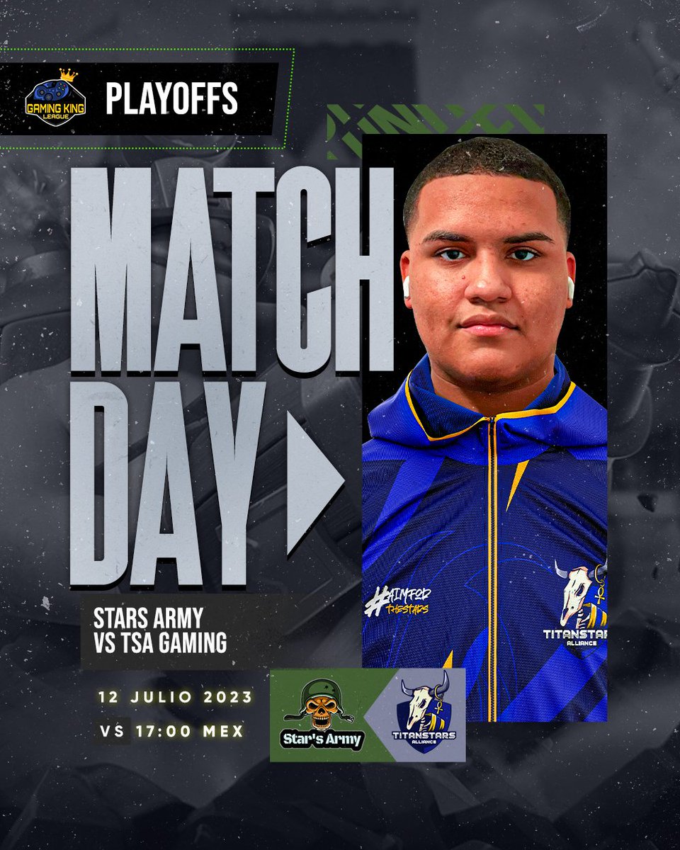 Gaming King League (@gkleague1) on Twitter photo #CR • 𝐎𝐜𝐭𝐚𝐯𝐨𝐬 𝐝𝐞 𝐟𝐢𝐧𝐚𝐥🔷️🔵
El día de hoy tenemos un choque de estrellas donde ninguno quiere convertirse en una simple estrella fugaz, ambos están listos para conquistar el planeta de los reyes.
⚫️ <a href="/TEAMARG15/">⭐Star's Army⭐️</a> ▪︎ <a href="/TSAGaming_/">TSA Gaming</a>
⏰️ 17:00pm🇲🇽
📺 <a href="/Ruth_Cav/">》𝙍𝙪𝙩𝙝ᶜᵃᵛ ♕︎</a>
#GoGKL #CR • 𝐎𝐜𝐭𝐚𝐯𝐨𝐬 𝐝𝐞 𝐟𝐢𝐧𝐚𝐥🔷️🔵
El día de hoy tenemos un choque de estrellas donde ninguno quiere convertirse en una simple estrella fugaz, ambos están listos para conquistar el planeta de los reyes.
⚫️ <a href="/TEAMARG15/">⭐Star's Army⭐️</a> ▪︎ <a href="/TSAGaming_/">TSA Gaming</a>
⏰️ 17:00pm🇲🇽
📺 <a href="/Ruth_Cav/">》𝙍𝙪𝙩𝙝ᶜᵃᵛ ♕︎</a>
#GoGKL
