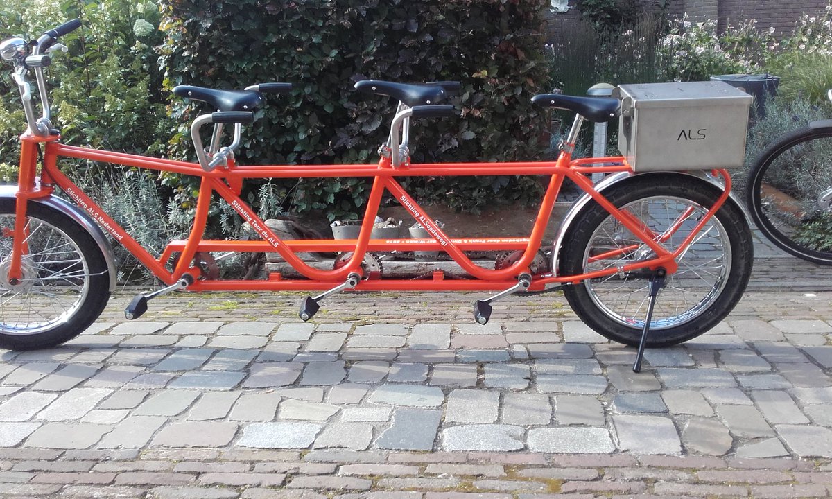 RickyErkelens's tweet photo. @BasTietema Misschien kan je de triplet tandem van @ALSnederland lenen om met je vrienden de Mont Ventoux op te klimmen tijdens de TourduALS komend jaar. https://t.co/e7NS4hOspZ