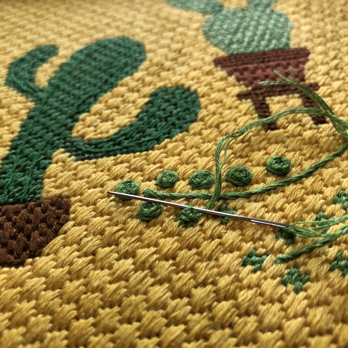 AStitchinQuine's tweet photo. Today, we Stitch! Much like any other dayโฆ..
#onlinelearning #handembroidery #selfpacedcourse #canvaswork #cactus link in bio https://t.co/fPXv9sHqKY