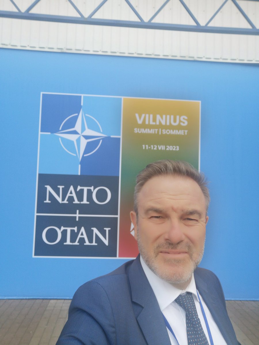 AlleAzzoni's tweet photo. Back from #VilniusSummit after some good work done. Ahead now, always #StrongerTogether @NATO @ItalyatNATO https://t.co/382pwueb6Q