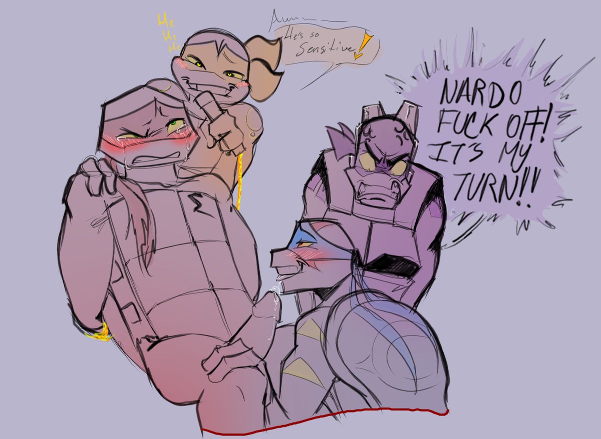 alt4count's tweet photo. (OT4, triple penetration and bj)

Raph getting lots of love 🥰🥰

#OT4 #tcest #RaphNardo #RaphDon #Raphangelo https://t.co/dfuppQMLox