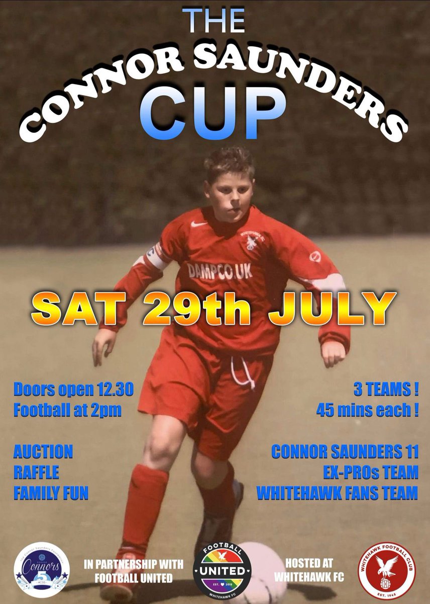 The <a href="/HawksFCOfficial/">Whitehawk FC</a> fans team continued preparations for the ‘Connor Saunders Cup’ this evening. 🏆

One last session next week before the tournament, and the fans cannot wait for it! 

📍Enclosed Ground 
Saturday 29th July. 

Make sure you’re there for a BIG day! ⚽️