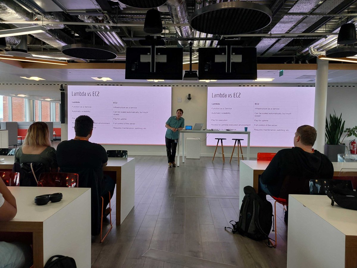 PythonIreland's tweet image. Tonight’s Python Ireland monthly meetup!

Pavlo Tishkin delivers his talk: &quot;Python in the cloud&quot;. In Workday, Dublin. 

#PyConIe #Python #PyConLm #PyCon