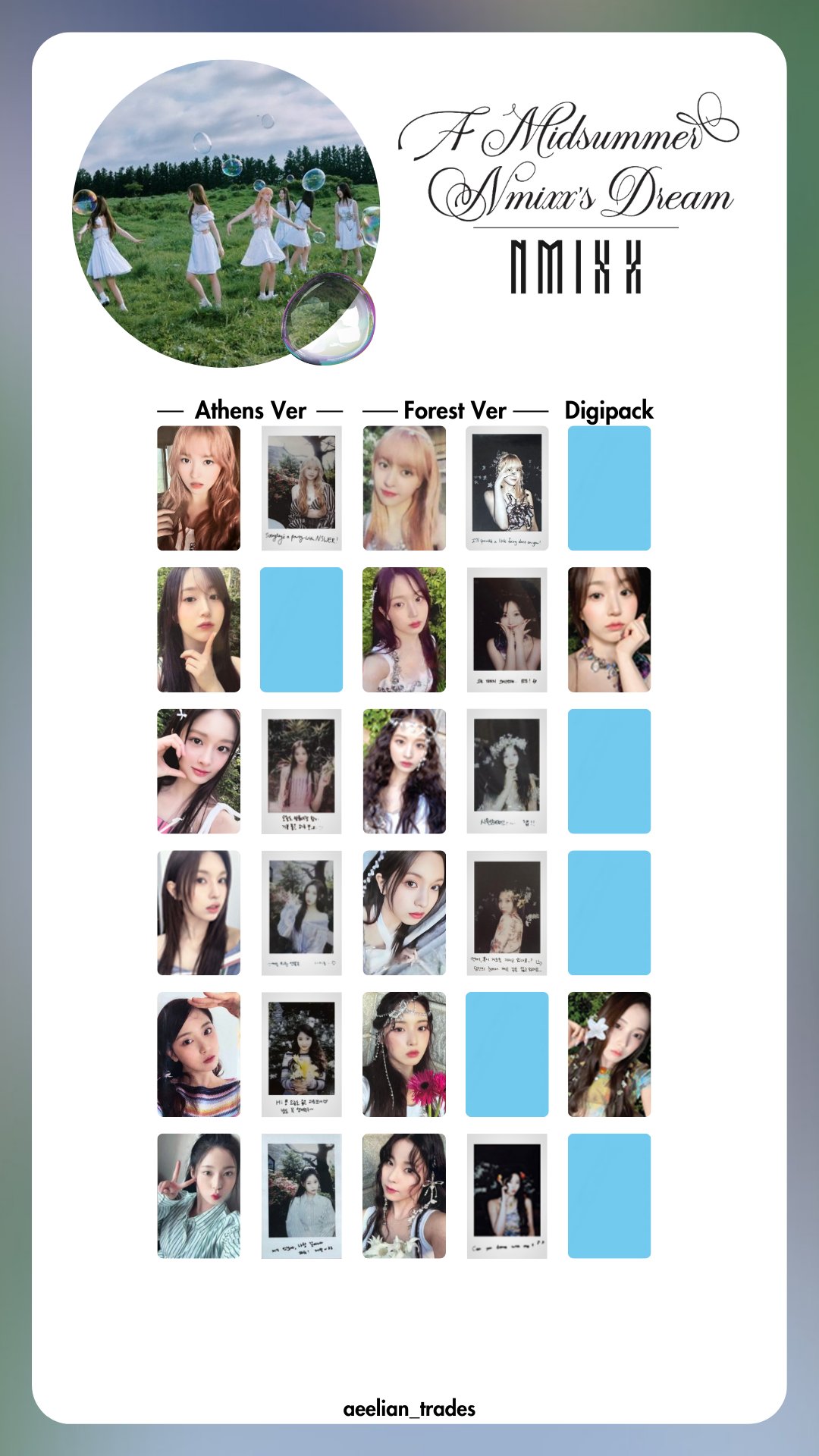 【403】NMIXX ベイ　トレカ　photo book NMIXX ベイ トレカ まとめ売り - メルカリ