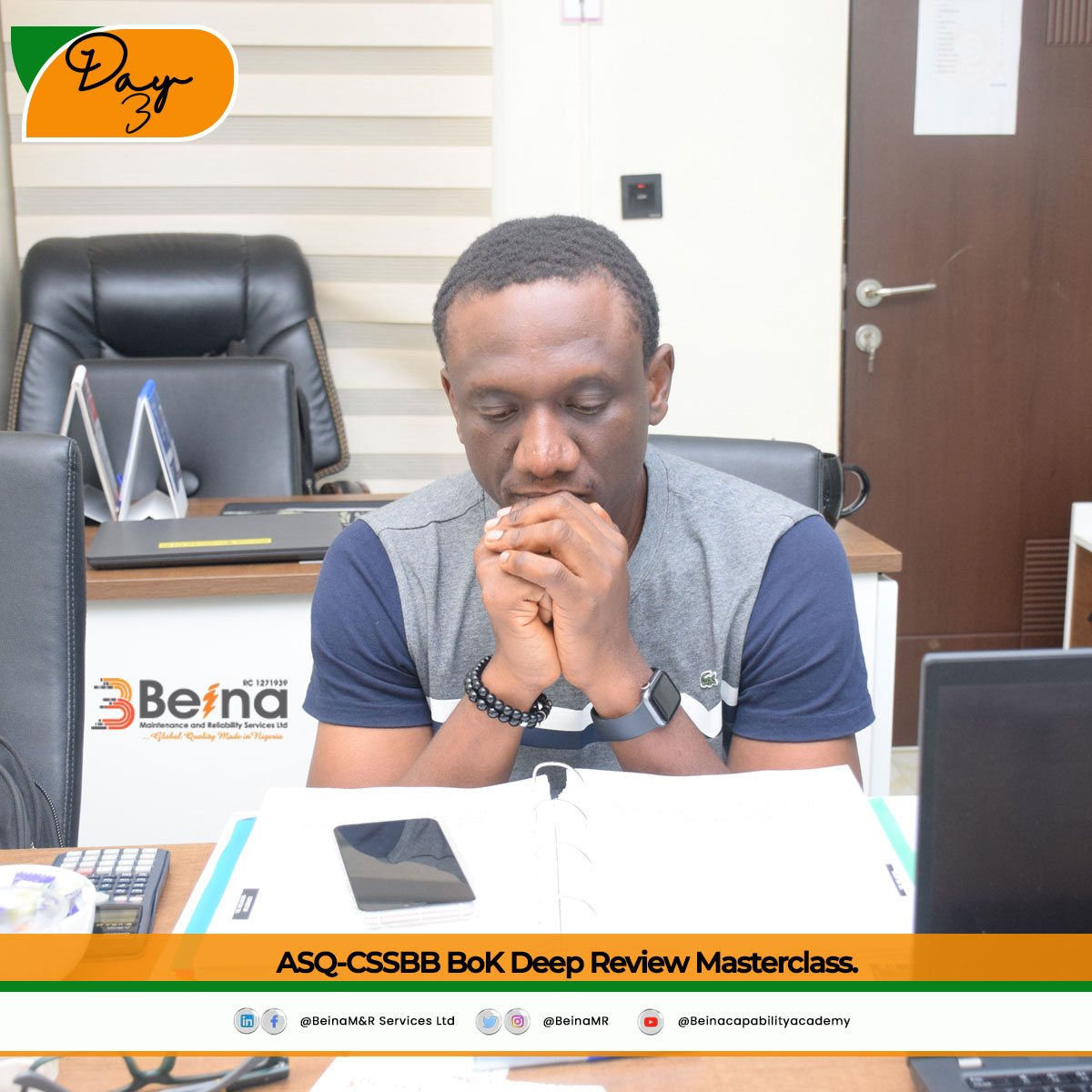 BeinaMR's tweet photo. The Learning Session Was Very Interactive And Insightful As Always.

Do You Want To Be The Next Certified Six Sigma Black Belt?
Give Us A Call On +2349099636439 Or +2349061984306 To Join The Next Session.

#BeinaMR #BCA #ASQ #CSSBB #Measure #Improvement #Reliability #Engineering https://t.co/cN8uyIVrNI