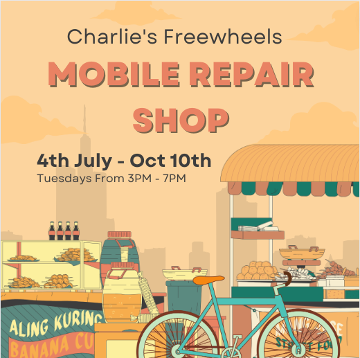 HEY FREEWHEELERS!!! We are doing Safety Checkups at the Riverdale Farmers Market! Come by the market and enjoy some delicious food while we tune up your bike! Safety checks will be FREE for ages 25 and under, and 'pay what you can' donations for everyone else! See you there!