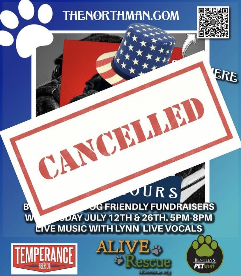 We are cancelling tonight’s Yappy Hour and Live Music due to the weather. Our next one is scheduled for July 26- Save the Date! We’re still open to serve you if you find yourself on the Riverwalk today! #yappyhour #chicagoriverwalk #chicagohappenings