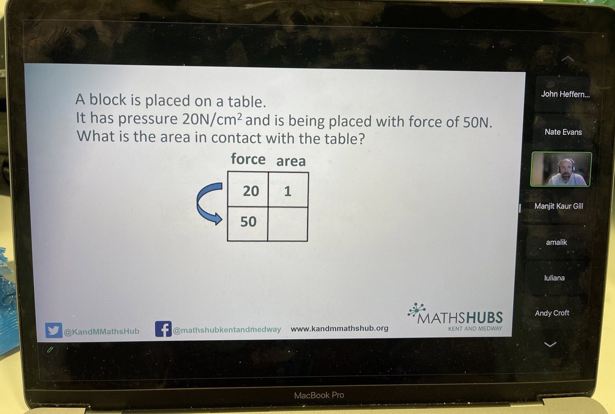TheMrEMachine's tweet photo. Big thanks to @KandMMathsHub for letting this Northerner gatecrash their CPD session on Ratio tables this afternoon! 👏🏼

@Advanced_Maths @MEIMaths 

#AlwaysStrivingToBeBetter 💪🏼 https://t.co/YnVMn0hAUq