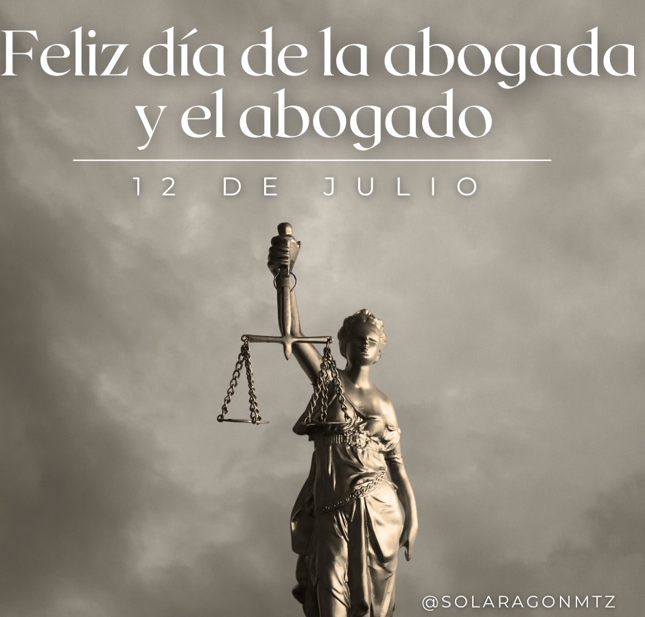 Este #12deJulio reconocemos la admirable labor que las #abogadas y #abogados realizan día a día para avanzar en la consolidación del Estado de derecho en México.