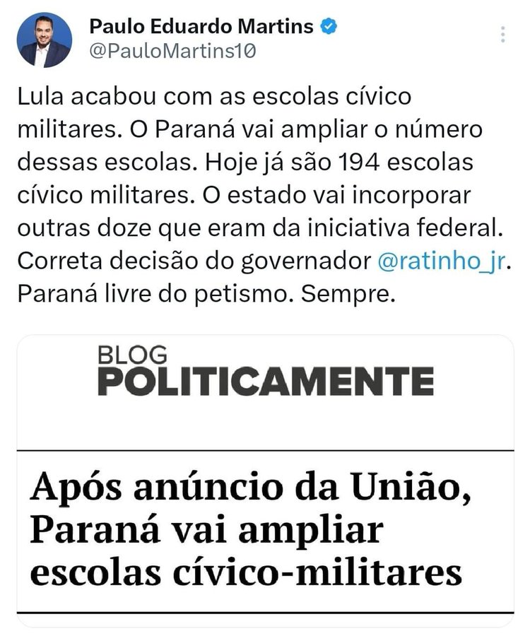 MarcioM61326104's tweet photo. Uma boa iniciativa a ser copiada por governadores responsáveis.
Tarcísio @tarcisiogdf , vá nessa mesma onda para SP. https://t.co/1GQaXp5iOe