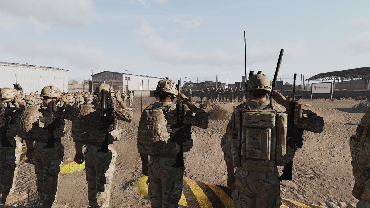 101STMILSIM's tweet photo. Company Training: Attention 🫡🦅

📸©️ CPL Fahri
#Arma3 #MilSim https://t.co/wy3oIpfmVQ