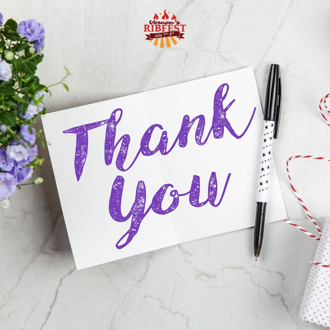 Thank you to everyone that made the Vernon Ribfest 2023 possible.
Sponsors, Vendors, Entertainers, Volunteers, and the community for coming out and supporting the festival.

See you at the Ribfest in 2024.
vernonribfest.com

#vernonribfest
#vernonribfest2023
#vernonbc