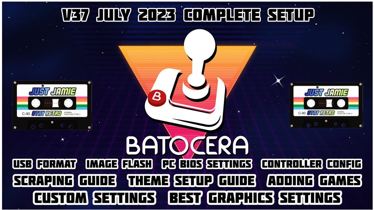 Brand new Batocera Linux V37 Setup guide now up. Featuring everything you need to get you started. Please share with my permission 😀
youtu.be/2WuXx7GmSNk
#batoceralinux #batocera #retroarch #setupguide #frontend #emulationstation #emulation #emulator #justjamie