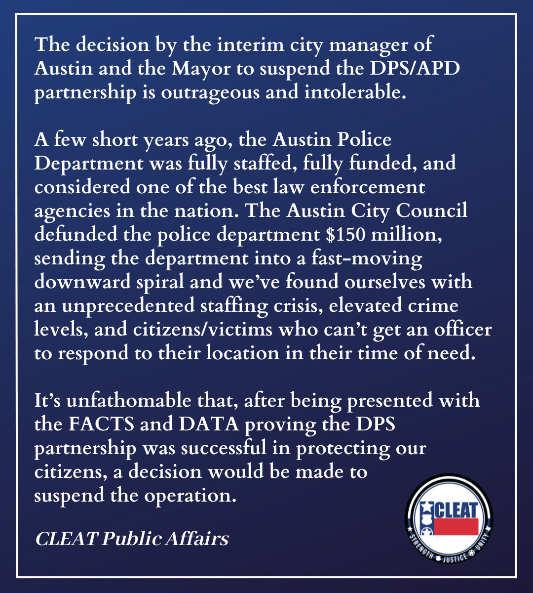 CLEAT's tweet image. 