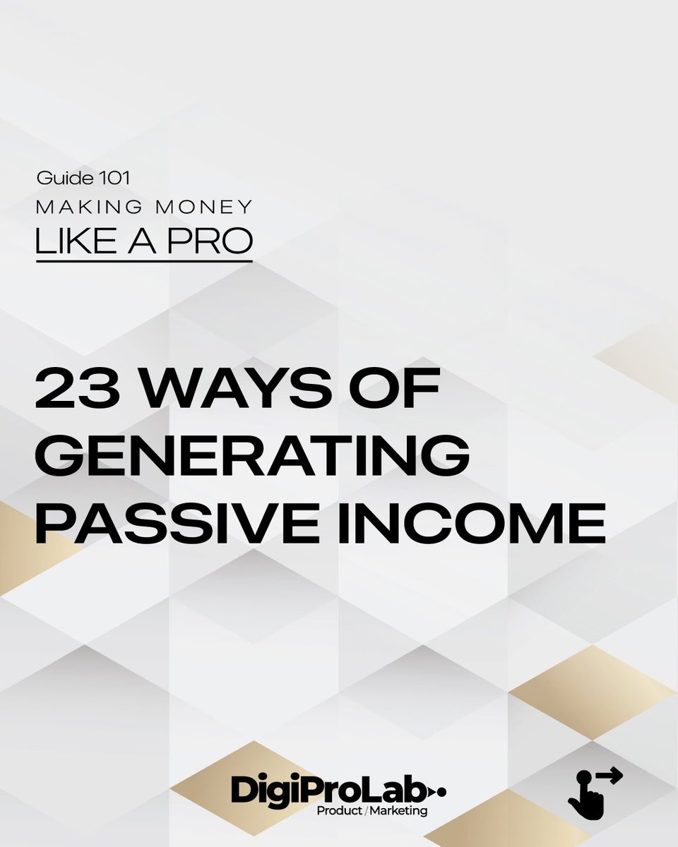 DigiProLab's tweet photo. 🌟 Discover the Power of Passive Income! 🌟

 Want to escape the 9-to-5 grind and earn income while you sleep? 💰💤

QUESTION:

🔥 Read through the ideas! Which one do you think is the easiest to begin with? Which one do you think you can start just right now?! https://t.co/loQi4kJDlm