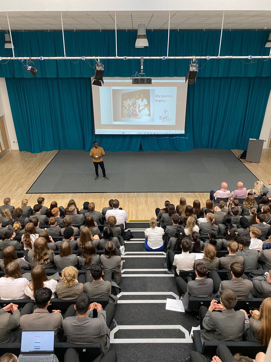 What a brilliant start to our Year 10 Next Steps Day! Thank you <a href="/StephenSeki/">Seki</a>