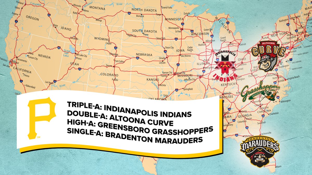 Minor League Baseball on Twitter "Explore all the hidden gems throughout the Pirates' farm