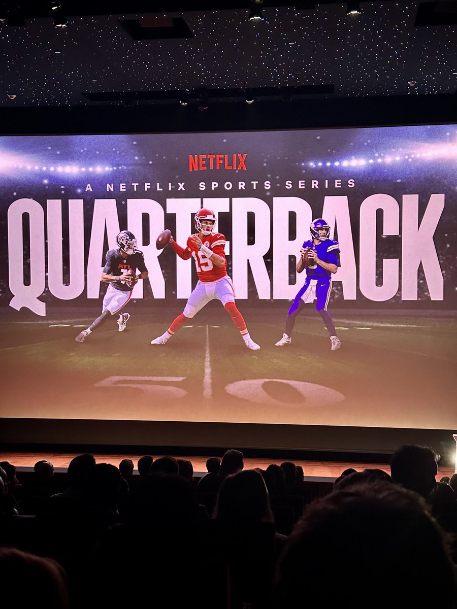 Attended the premiere of Quarterback last nite. I left having a better understanding of what makes ⁦<a href="/PatrickMahomes/">Patrick Mahomes II</a>⁩ tick. After watching 1st episode. Mahomeboy will become your fav qb. He’s a MOFO BEAST.