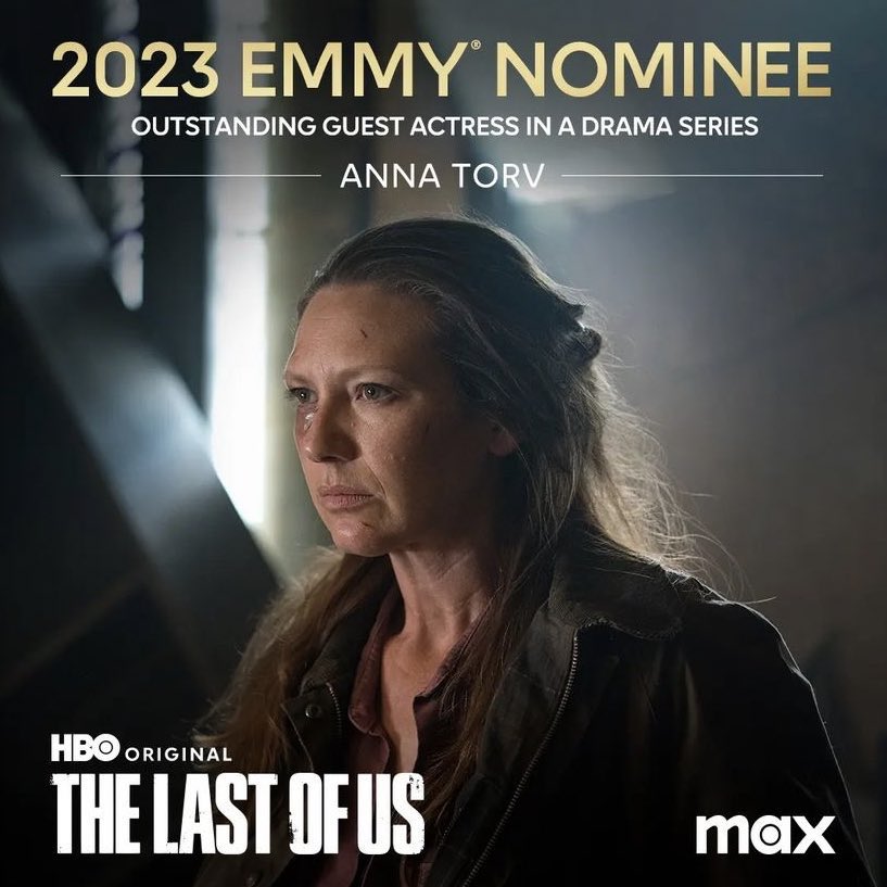 congratulations to our anna torv on her emmy nomination for outstanding guest actress in a drama series ❤️