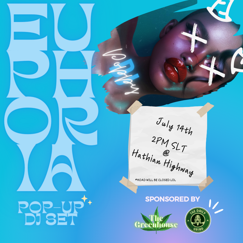 WKRK_Radio's tweet photo. In collaboration with @DailyGrindCD and @CDGreenHouse  we're closing off Hathian Highway for a pop-up DJ set!✨

🗓️ Friday July 14th
🕑 2 PM SLT 
📍 Hathian Highway

Come join us for an impromptu party or just enjoy the goodies from The Greenhouse or The Daily Grind! https://t.co/9Yy10VpVAz