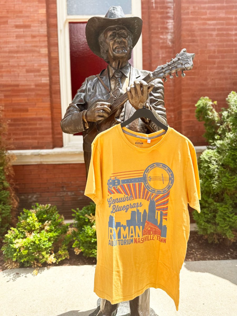 theryman's tweet photo. Did you miss buying merch at the show during Bluegrass Nights at the Ryman? 

Bring bluegrass home when you shop our entire line!

💒 Shop now: https://t.co/sO0QX5tJCH https://t.co/V6ul2mb3QB