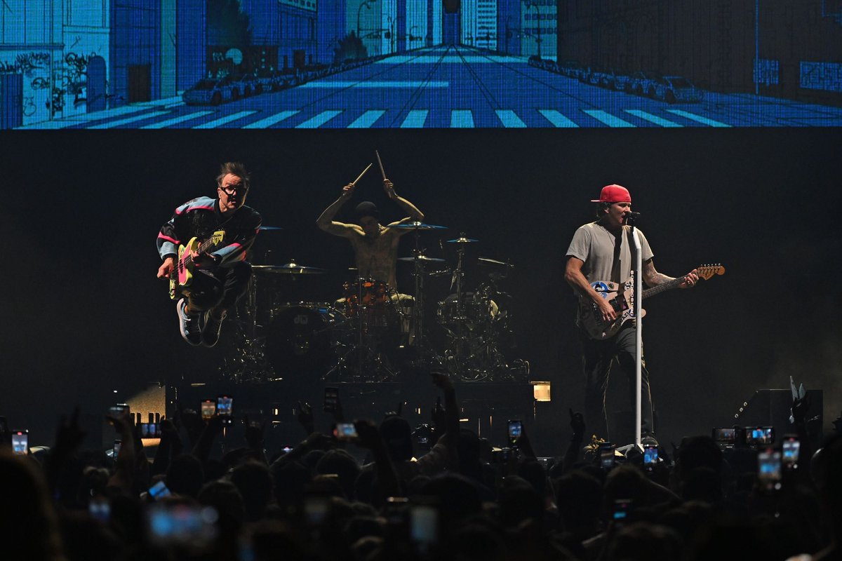 We’ll never forget designing custom jerseys for <a href="/blink182/">blink-182</a> at The Rock Show 🤘