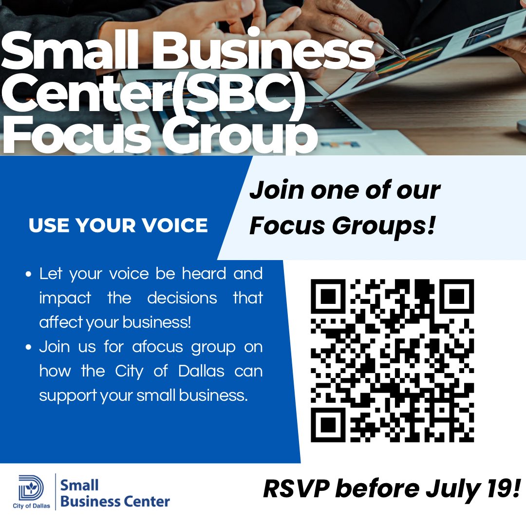 City of Dallas Small Business Center tweet media