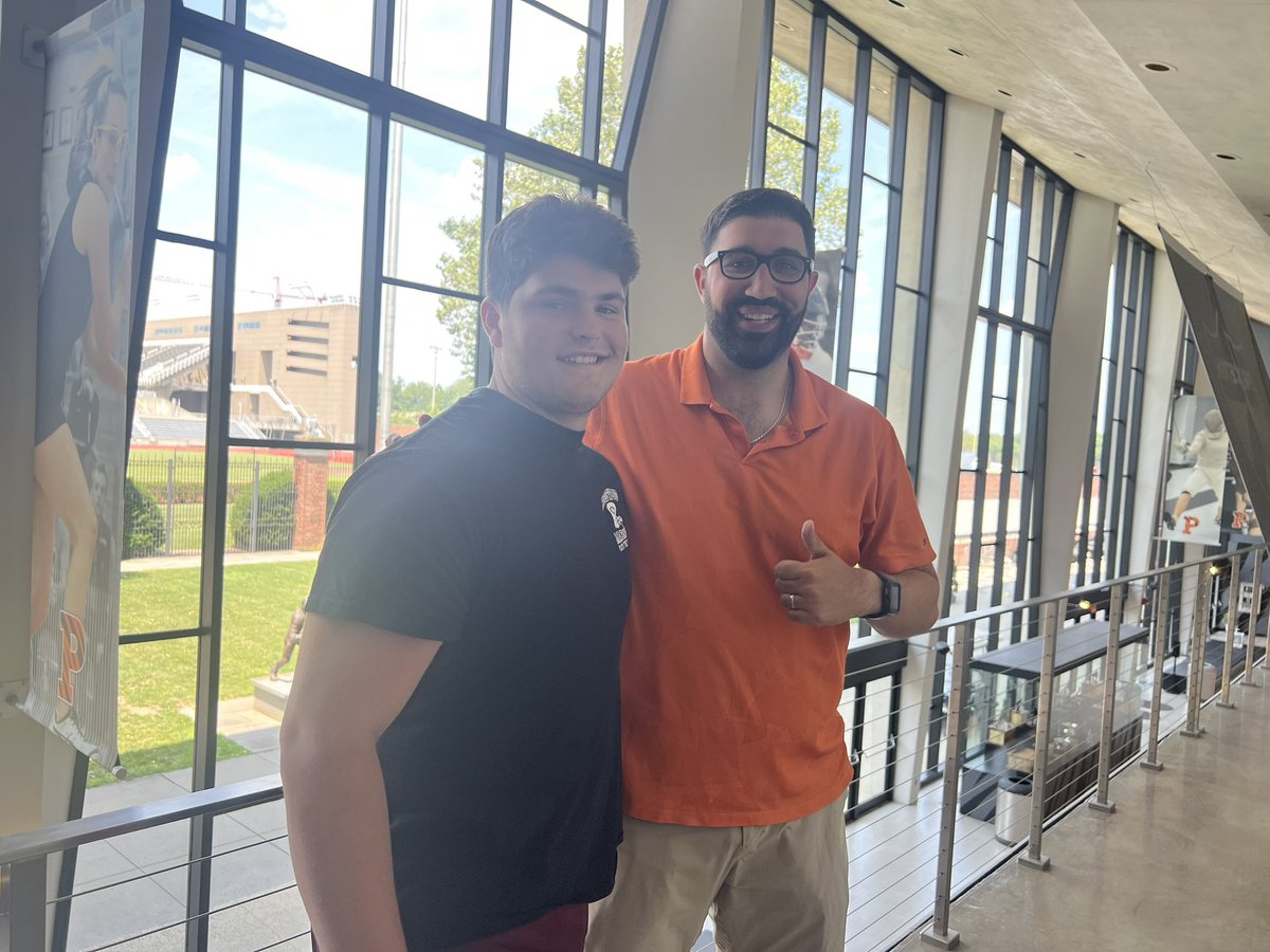 Thank you so much to <a href="/CoachMWillis/">Mike Willis</a> and <a href="/Pete_Haffner/">Pete Haffner</a> for a great visit at Princeton! <a href="/CoachBobSurace/">Bob Surace '90</a> <a href="/SVerbit/">Stephen Verbit</a>