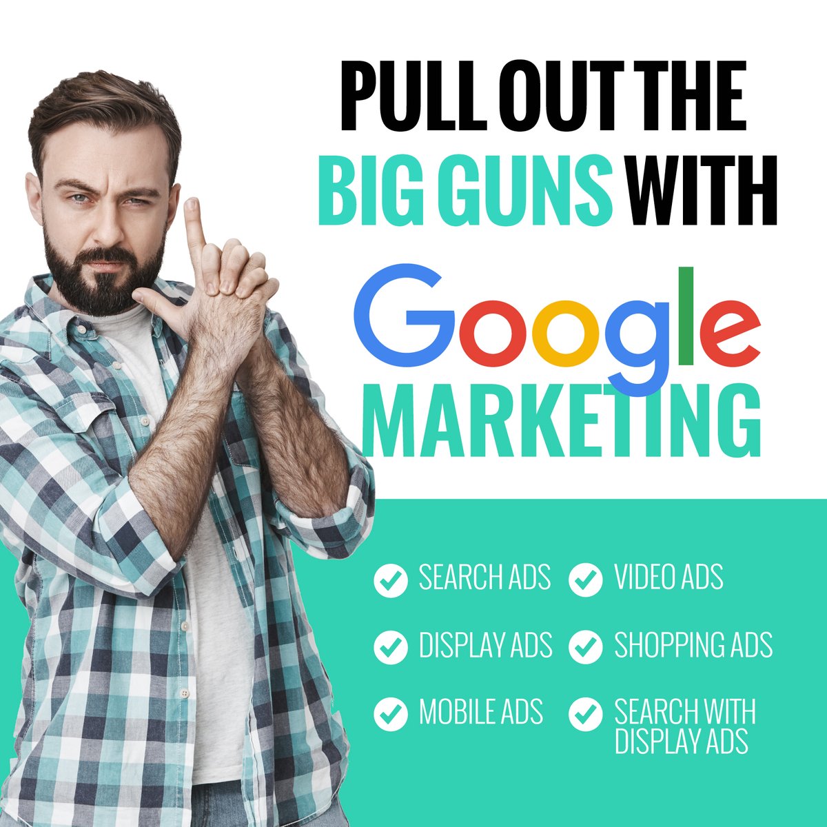 transformdesign's tweet image. Pull out the big guns for Google Marketing Advertising. Google processes over 3.5 million searches per day! Making it an undisputed leader in search engine marketing! Get started with Google Ads today!

For more information give us a call at (760) 421-4000
transformeddesign.com