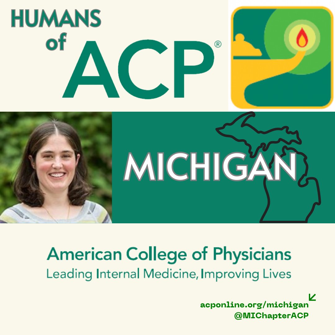 MIChapterACP's tweet photo. We are excited to launch the 'Humans of MI-ACP' series - a social media project led by the MI-ACP Social Media Taskforce to spotlight the people who make our chapter what it is!
#MedTwitter #SoMeInMedicine #HumansOfMichiganACP #MIACP2023 https://t.co/gziMm0a4zh