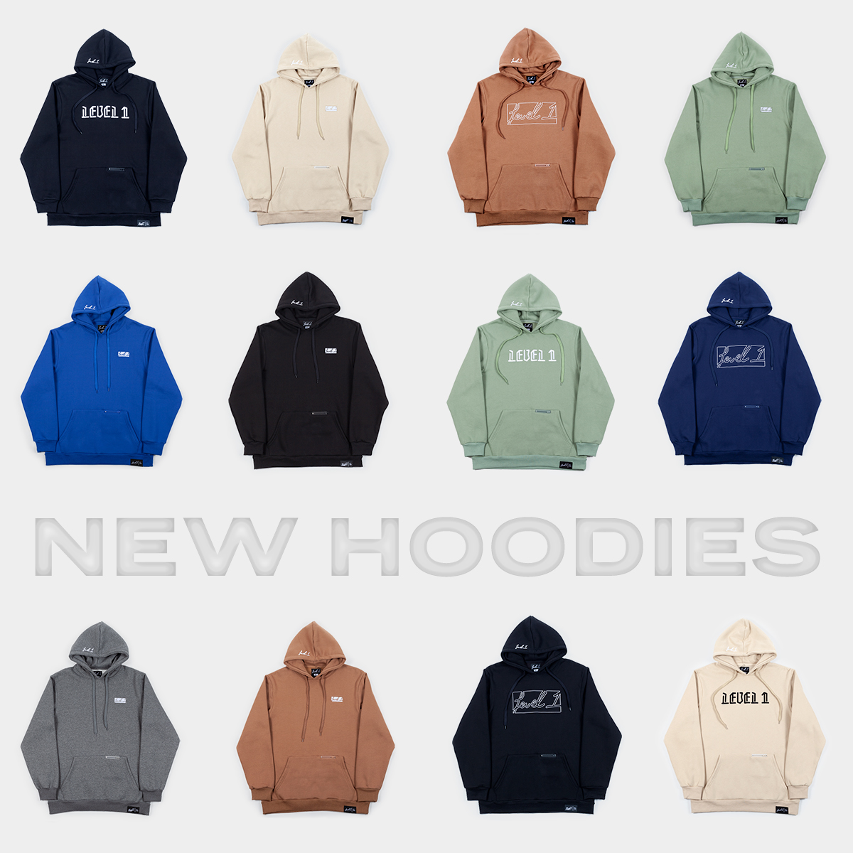 NEW Hoodies are LIVE! 3 styles and multiple new colors! 👀 - mailchi.mp/level1producti…
