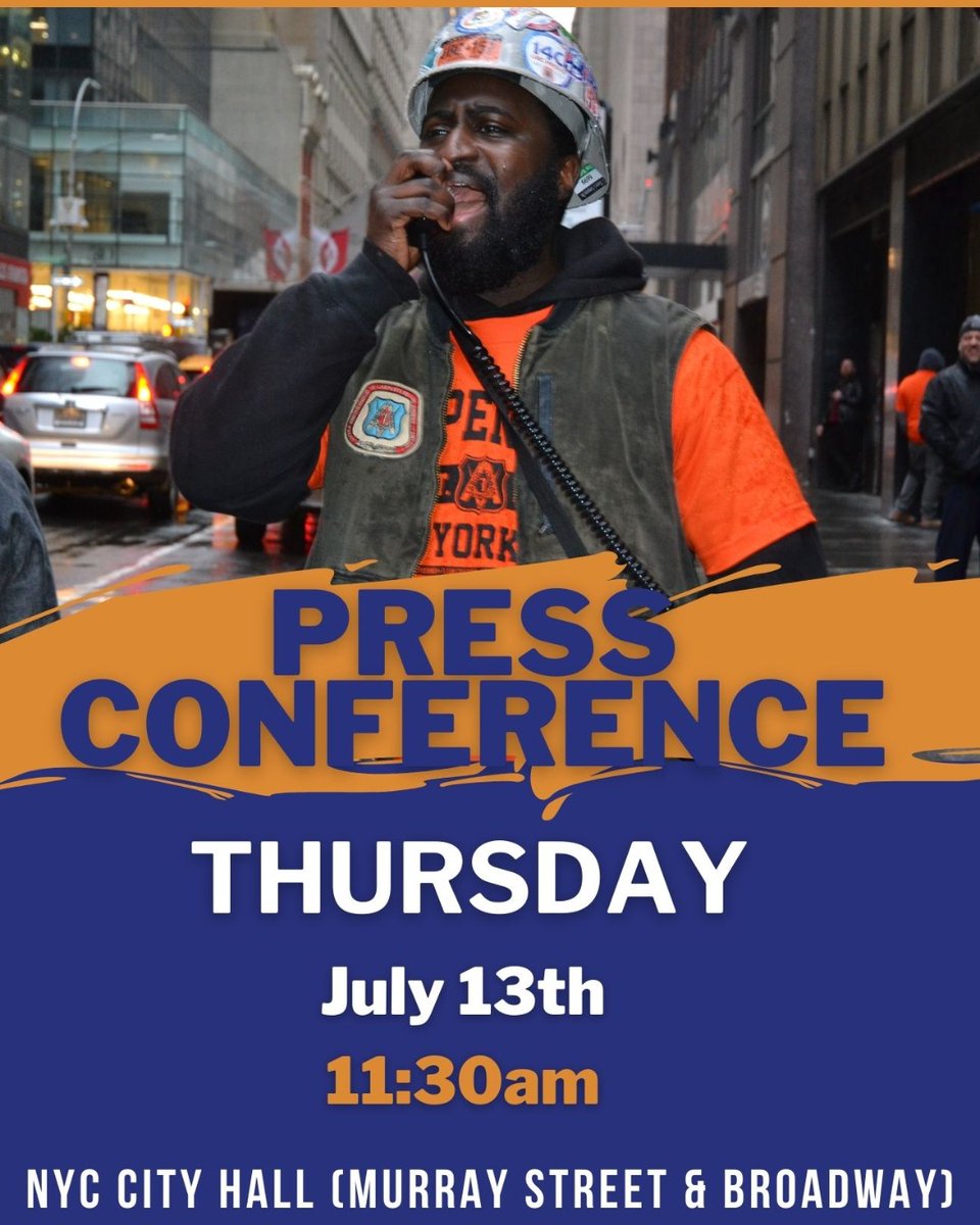 CARPENTERS! Join us tomorrow and stand in #SOLIDARITY with your union as we demand <a href="/NYCEDC/">NYCEDC</a> follows their own rules!