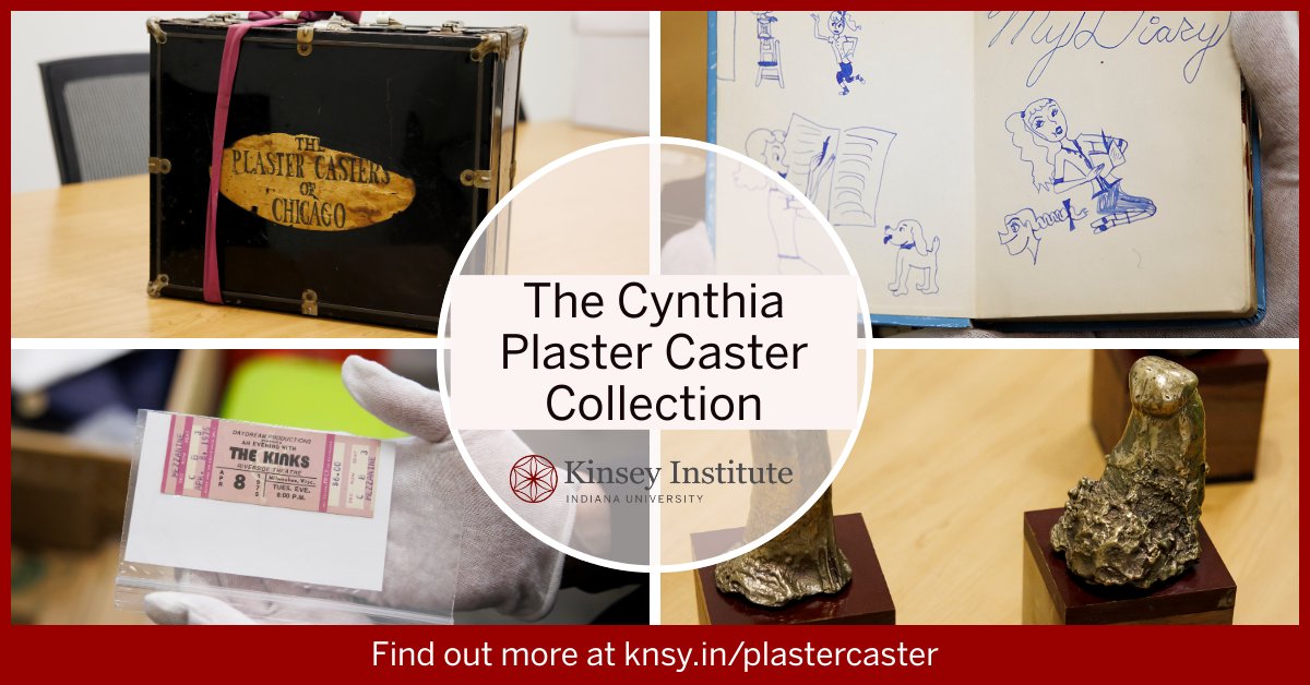 kinseyinstitute's tweet photo. Announcing the Cynthia #PlasterCaster Collection in the #KinseyInstitute archives. Includes bronze & plaster casts, casting tools, diaries, artwork, and rock & punk memorabilia from this renowned artist & #groupie. #inthearchives
Read more at https://t.co/YCNpFYiJrS https://t.co/aJczcDNO97