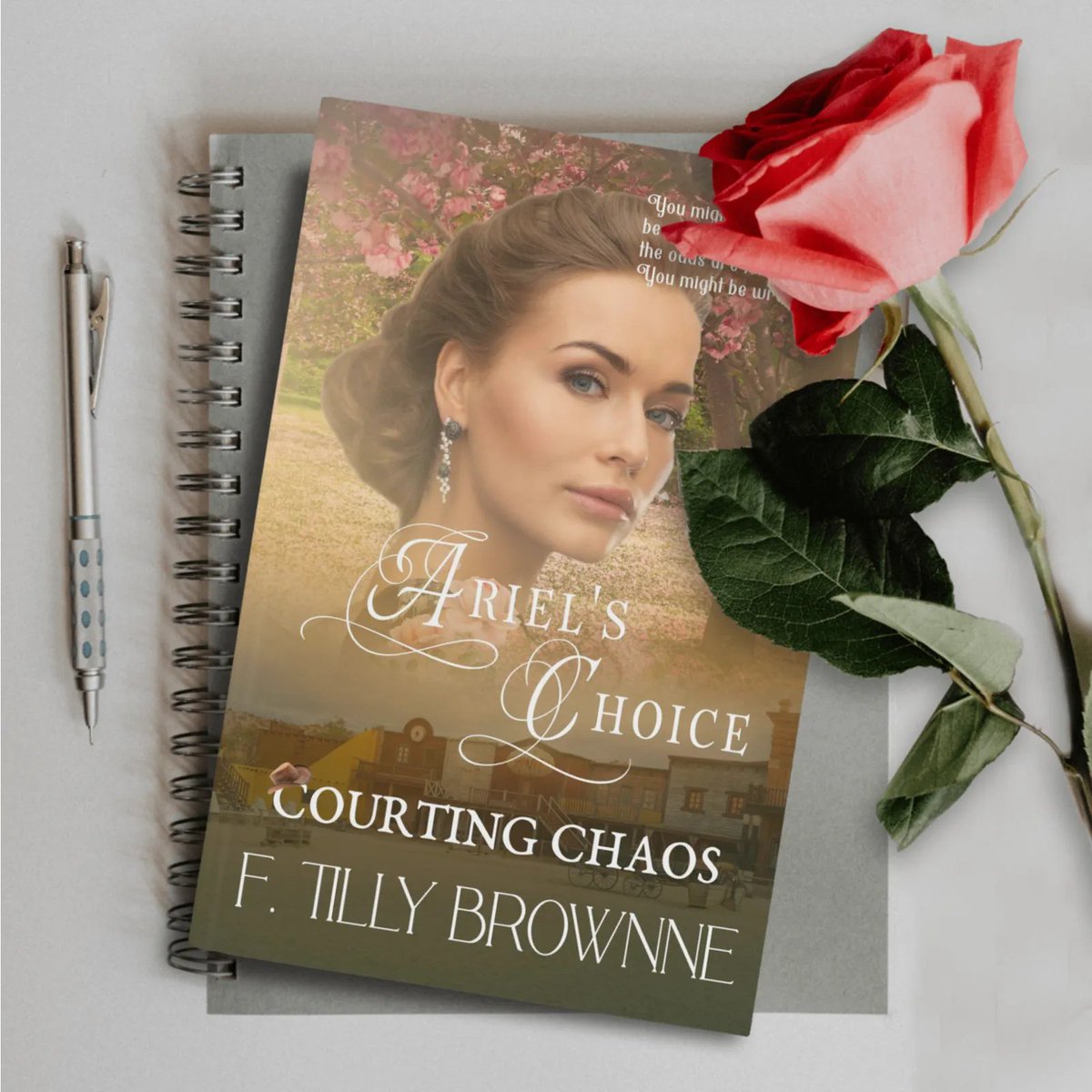 #Kindle #Available now! Book 12 in #CourtingChaos #series: Ariel's Choice: 4 women, 4 men, all courting. Let the chaos begin! Love #historicalromance? You'll love this 1890s romance with heartwarming moments. buff.ly/3WckpBX #IARTG