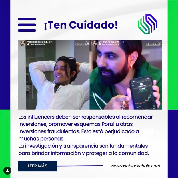MarPario's tweet photo. ¡ATENDER! NO creas en las recomendaciones de inversión de los influencers @YefersonCossio feat. #NewmanPerez ya que sabemos que este último Pérez ya tiene antecedentes de ESTAFADOR. 

 #ponzi #estafa #sospechoso https://t.co/Ffq6zMBGVh
