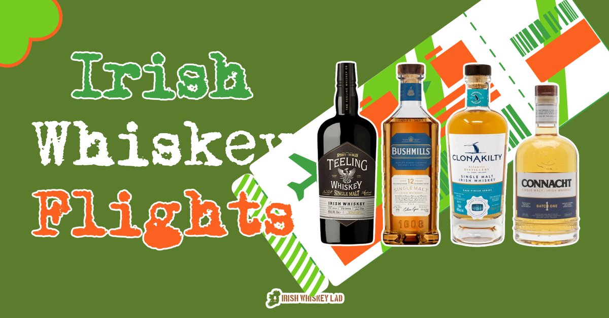 ☘️🥃✈️ I put together some Irish Whiskey Flight videos to help inspire folks who are looking for ideas for an Irish Whiskey tasting this Summer Season!

>> bit.ly/IWLTastingFlig…  <<

Sláinte!

#IrishWhiskey #DiscoverIrishWhiskey #IrishWhiskeyFlights