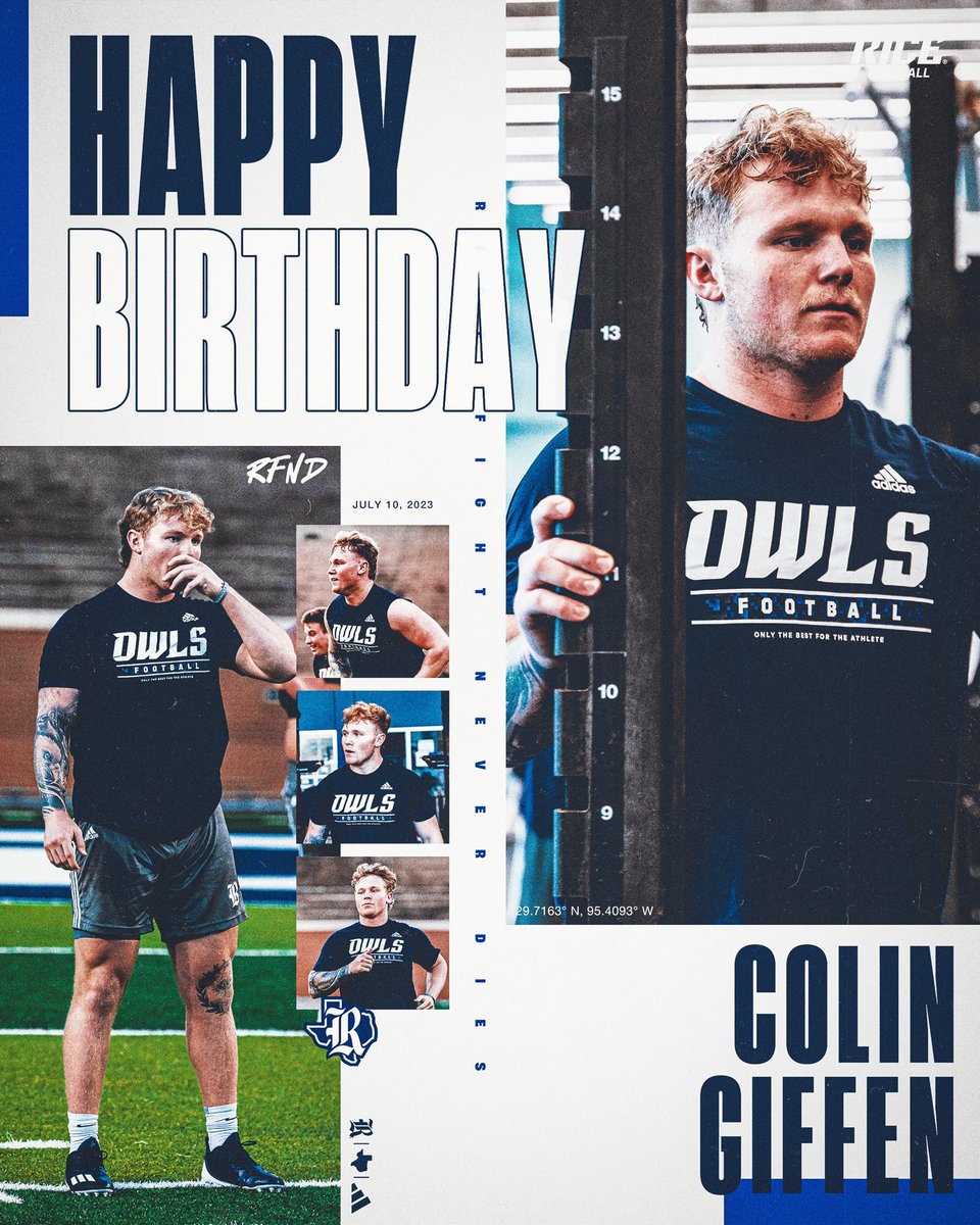 Happy Belated Birthday to <a href="/20colingiffen/">Colin Giffen</a> 🥳🎂

#GoOwls👐 x #RFND