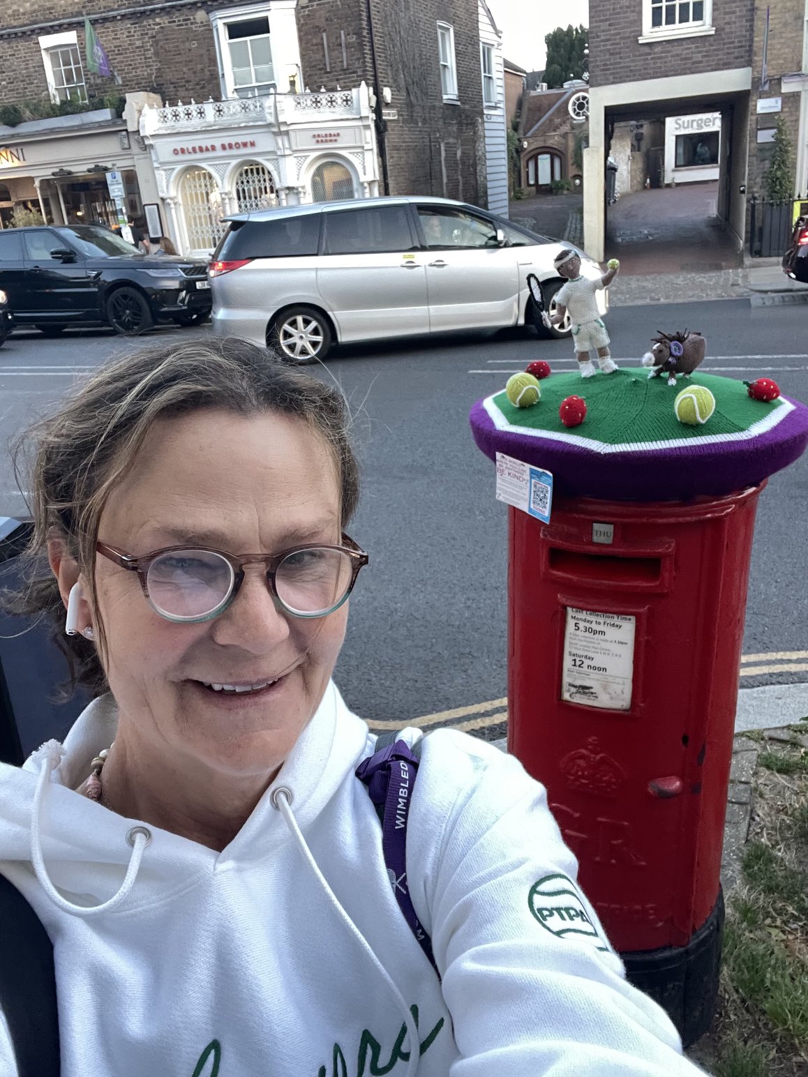 Pam Shriver on Twitter "Most wonderful mailbox ever! ⁦Wimbledon
