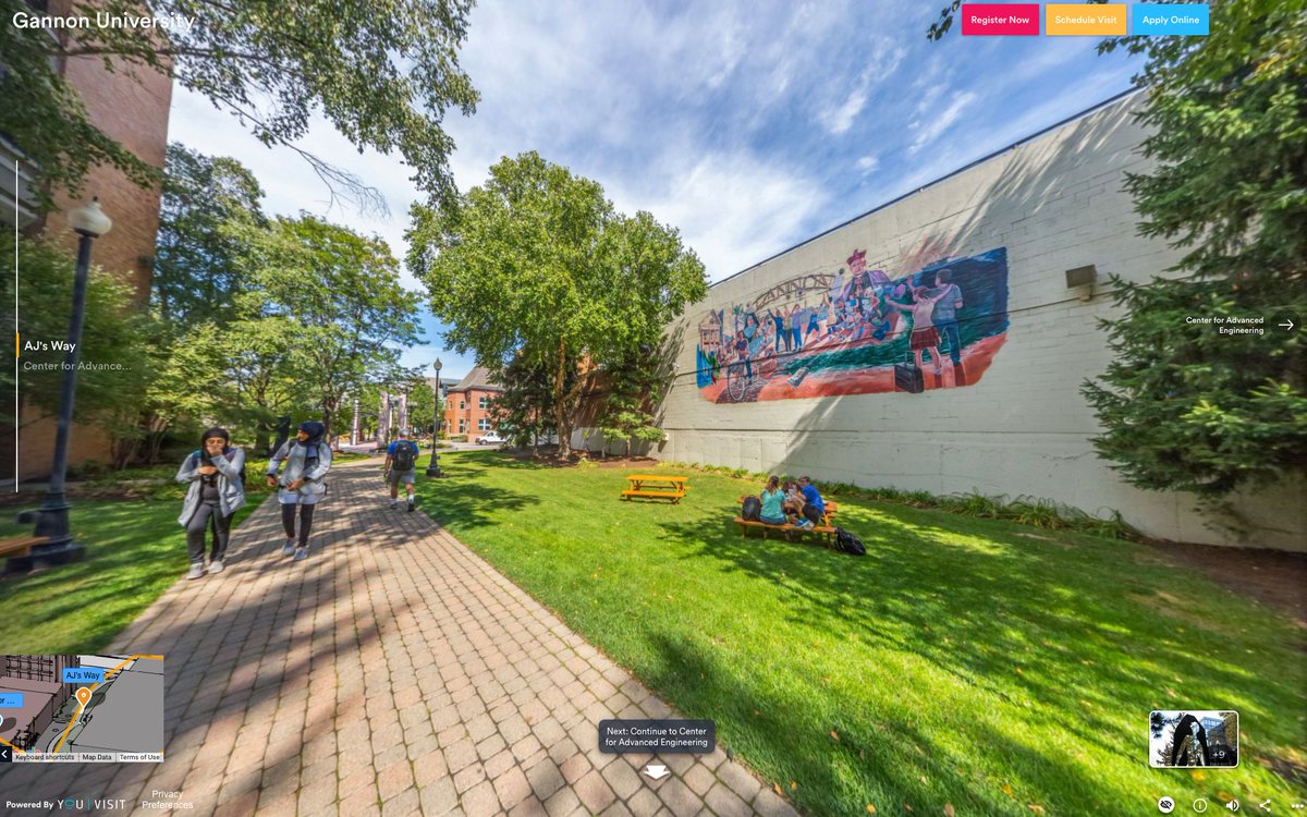 Gannon University on Twitter "Take a virtual tour of Gannon's campus in the heart of downtown