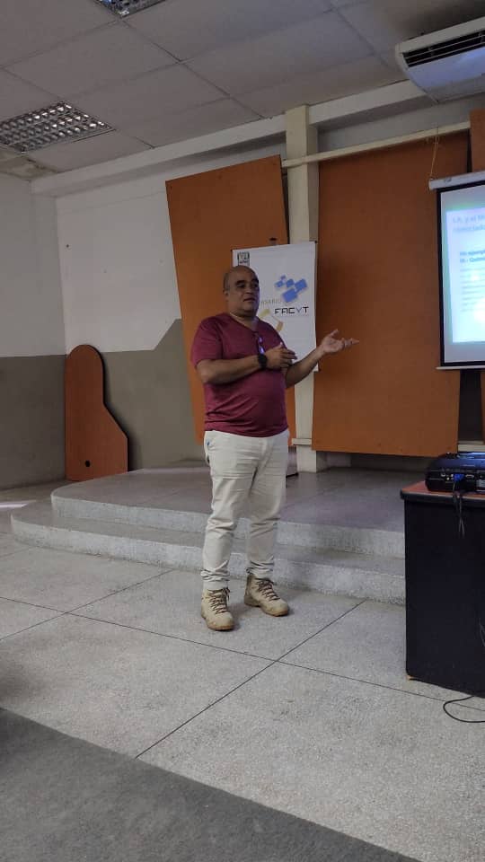 viceacademicouc's tweet photo. El martes 11 de julio de 2023 se llevó a cabo el evento titulado INTELIGENCIA ARTIFICIAL Y TRANSFORMACIÓN CURRICULAR, auspiciado por el @ViceAcademicoUC de la @UCarabobo y la @facytuc_oficial, en el Auditorio Ninoska Maneiro https://t.co/kQtUUAgVW6 https://t.co/ug7PvkU7zD