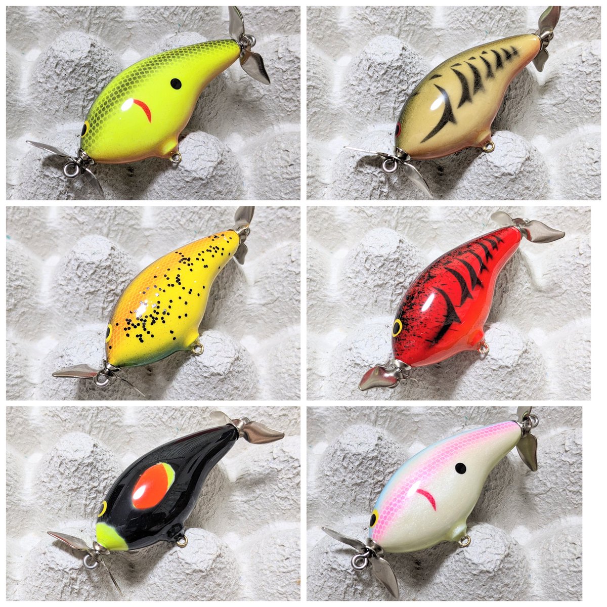 ＤＣＢ『ＢＭバズ』〜バルサ製ラウンドシェイプボディ、オフセットされたベリーウエイト、逆付けされたフロントスイッシャーの相乗効果で、移動距離を抑えた『モジモジ』アクションで、ディープに位置するバスをコールアップさせる事が可能と成りました。
anyluckwebstore.com