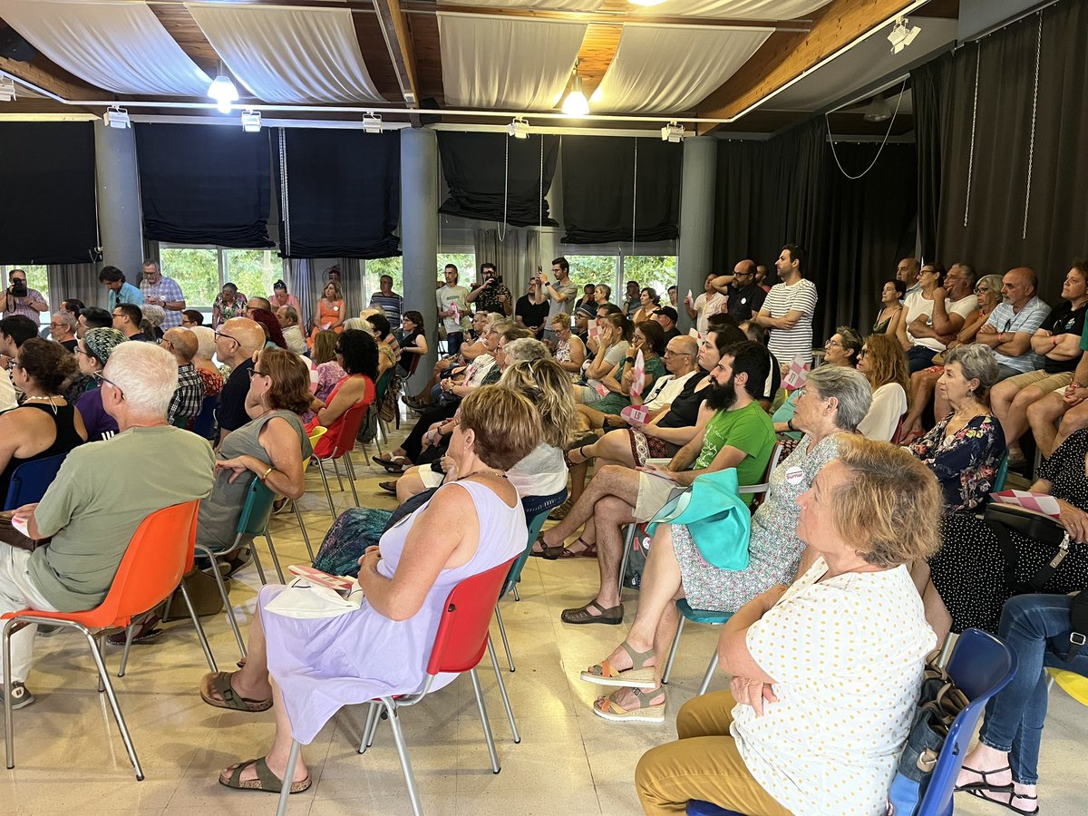 Vibrante el acto de hoy en #Cartagena. La intervención de nuestras candidatas ha sido como un soplo de aire refrescante. Al igual que las propuestas de <a href="/sumar/">Sumar</a> para hacer frente la emergencia climática que nos trae olas de calor como ésta. Gracias a todas! #EsPorTi #23J #VotaSumar