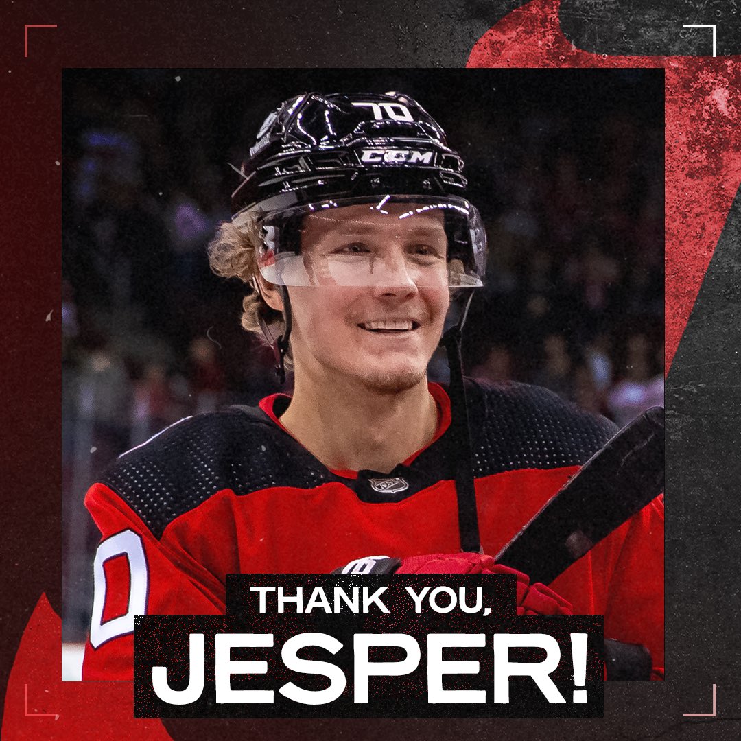 NJDevils's tweet image. Thank you for everything, Boqvist. 

Best of luck in Boston!

#NJDevils | #MadeInJersey